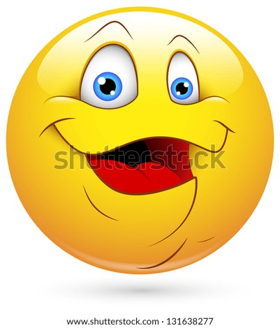 Laughing Emoticon Vector Illustration Stock Vector 429457585 - Shutterstock