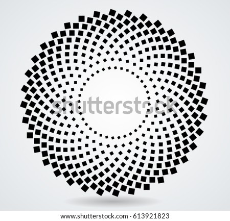 in circle vector form Logo Circle Round Stock Vector Dots Form Halftone