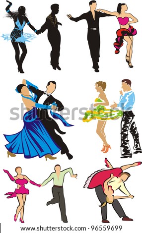 Ballroom Dancing Icon Stock Vector 96799684 - Shutterstock