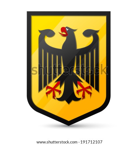 Germany Coat Arms Seal National Emblem Stock Illustration 59582773 ...