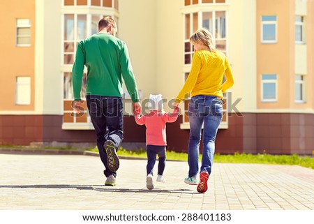 Little Girl Mother Riding Bicycle Child Stock Photo 394192684