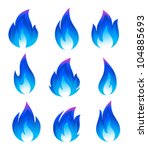 Blue Flames Free Stock Photo - Public Domain Pictures