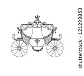 Cinderella Carriage Pumpkin Stencil graphics free vector Cinderella ...