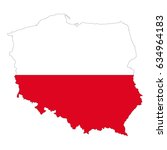 Poland Flag On A Map Of Poland Free Stock Photo - Public Domain Pictures