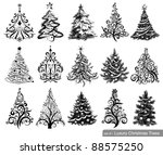 Christmas Tree Vectors Vector Art & Graphics | freevector.com