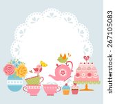 Cupcake Tea Party Clipart Free Stock Photo - Public Domain Pictures