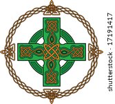 Green Celtic Cross Free Stock Photo - Public Domain Pictures