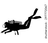 Scuba Diver Illustration Clipart Free Stock Photo - Public Domain Pictures