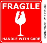 FRAGILE VECTOR SYMBOL FOR PACKAGING - Download at Vectorportal