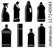 Hand Holding A Spray Bottle Vector - 138680585 : Shutterstock